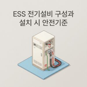 ai thumbnail minimal ESS 전기설비 구성과 설치 시 안전기준 1788709198