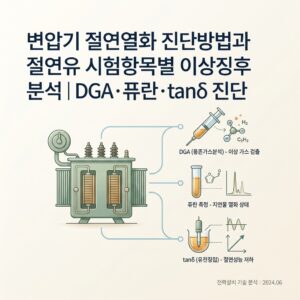 ai thumbnail minimal 변압기 절연열화 진단방법과 절연유 시험항목별 이상징후 분석｜DGA·퓨란·tanδ 진단 1789790434
