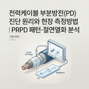 ai thumbnail minimal 전력케이블 부분방전PD 진단 원리와 현장 측정방법｜PRPD 패턴·절연열화 분석 1789742800