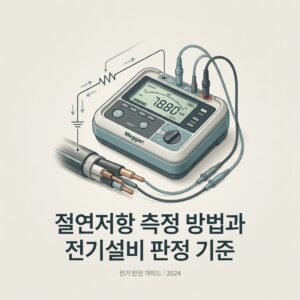 ai thumbnail minimal 절연저항 측정 방법과 전기설비 판정 기준 1788708269