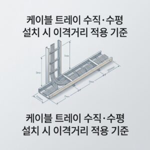 ai thumbnail minimal 케이블 트레이 수직·수평 설치 시 이격거리 적용 기준 1788458809